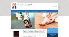 Desktop Screenshot of podiatristforesthills.com